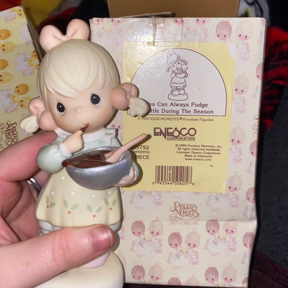 Porcelain Figurine “You can always fudge a little during the season”